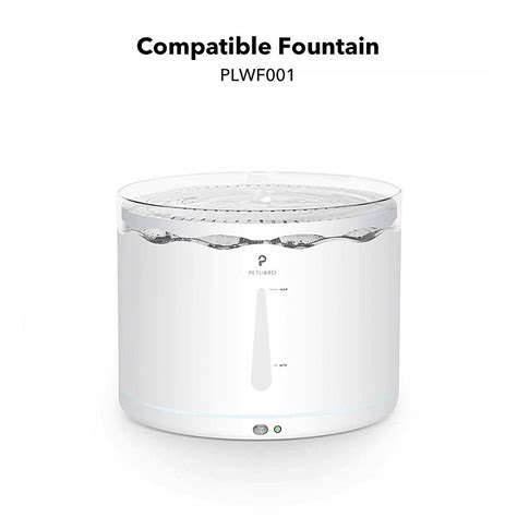 Fountain & 8 Filters. . Petlibro water fountain filters